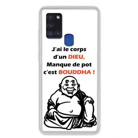 Coque pour Samsung Galaxy A21S Humour Bouddha