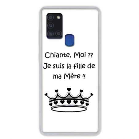 Coque pour Samsung Galaxy A21S Humour Moi Chiante