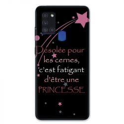 Coque pour Samsung Galaxy A21S Humour Princesse