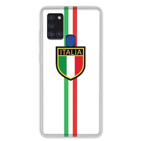 Coque pour Samsung Galaxy A21S Italie 3 Blanc