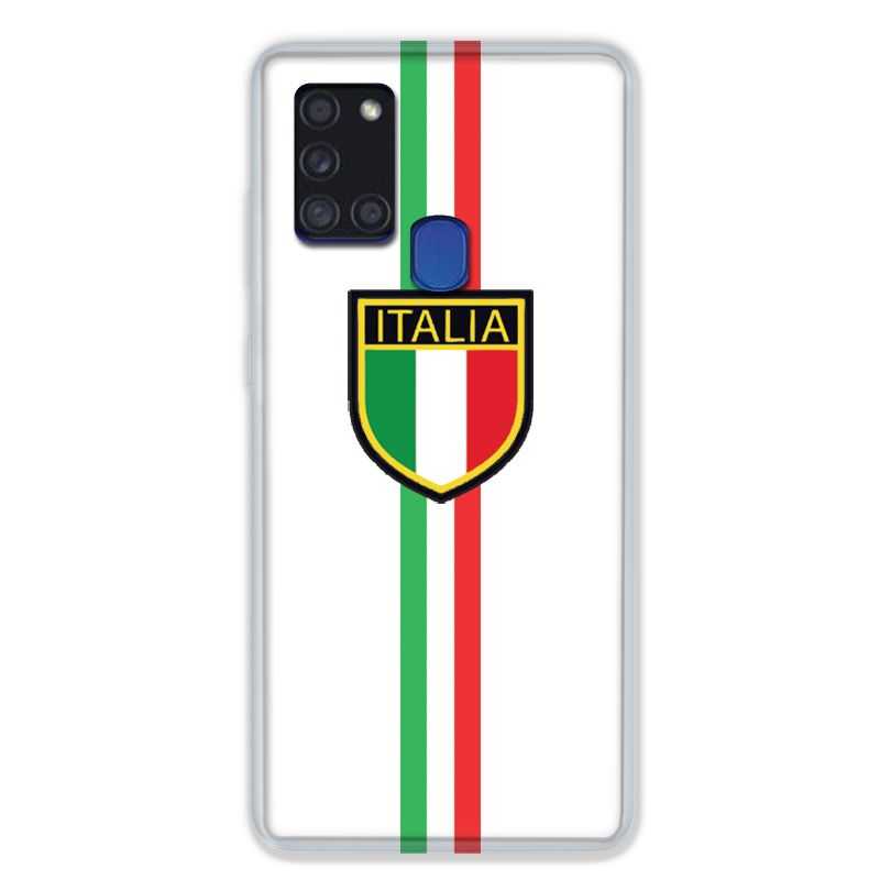 Coque pour Samsung Galaxy A21S Italie 3 Blanc