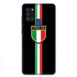 Coque pour Samsung Galaxy A21S Italie 3 Noir