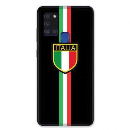 Coque pour Samsung Galaxy A21S Italie 3 Noir