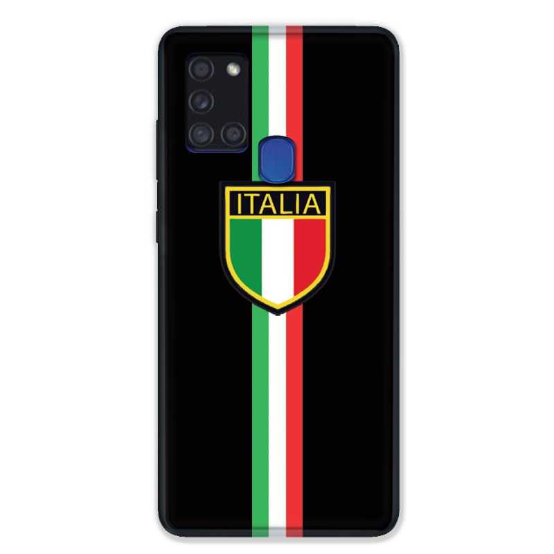 Coque pour Samsung Galaxy A21S Italie 3 Noir