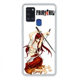 Coque pour Samsung Galaxy A21S Manga Fairy Tail Erza