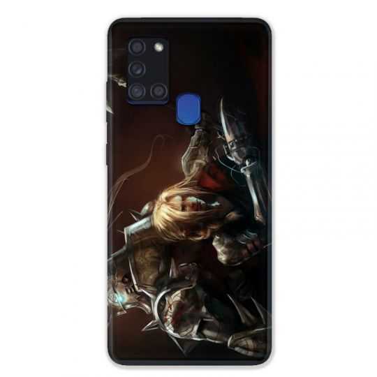 Coque pour Samsung Galaxy A21S Manga Full Alchemist Frere