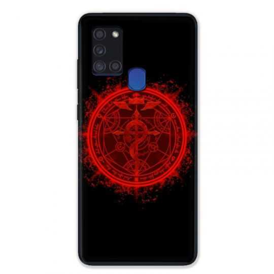 Coque pour Samsung Galaxy A21S Manga Full Alchemist Logo