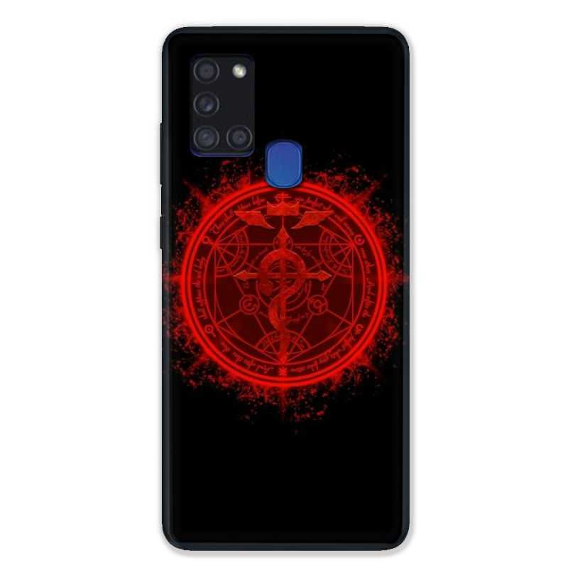 Coque pour Samsung Galaxy A21S Manga Full Alchemist Logo