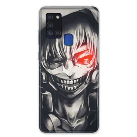 Coque pour Samsung Galaxy A21S Manga Kaneki Noir