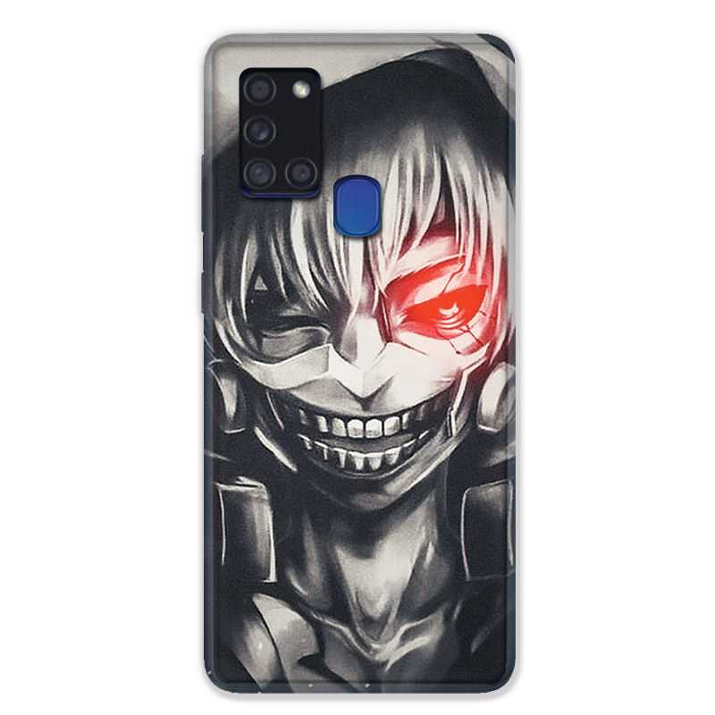 Coque pour Samsung Galaxy A21S Manga Kaneki Noir