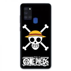 Coque pour Samsung Galaxy A21S Manga One Piece Tete de Mort