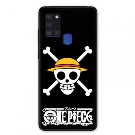 Coque pour Samsung Galaxy A21S Manga One Piece Tete de Mort