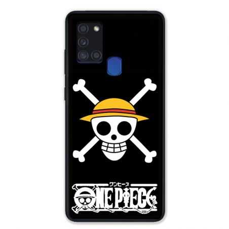 Coque pour Samsung Galaxy A21S Manga One Piece Tete de Mort
