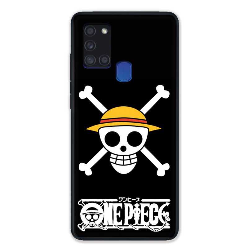 Coque pour Samsung Galaxy A21S Manga One Piece Tete de Mort