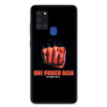Coque pour Samsung Galaxy A21S Manga One Punch Man Poing
