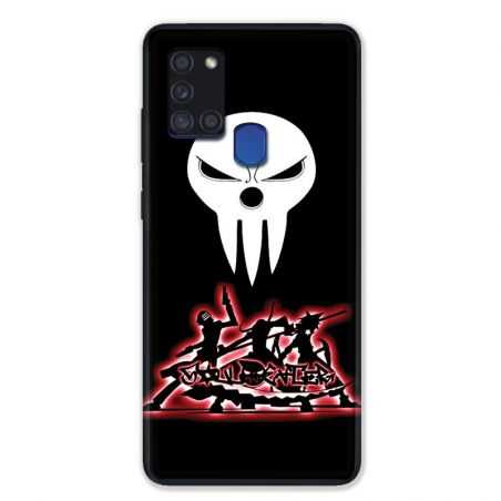Coque pour Samsung Galaxy A21S Manga Soul Eater Noir