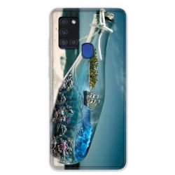 Coque pour Samsung Galaxy A21S Mer Bouteille