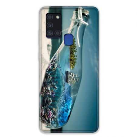 Coque pour Samsung Galaxy A21S Mer Bouteille