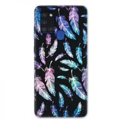 Coque pour Samsung Galaxy A21S Psychedelic Plume