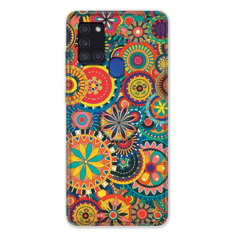Coque pour Samsung Galaxy A21S Psychedelic Roue