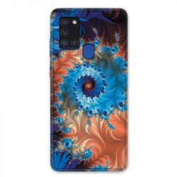 Coque pour Samsung Galaxy A21S Psychedelic Spirale