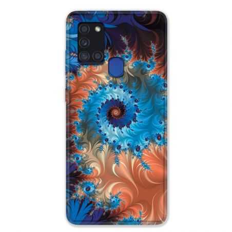 Coque pour Samsung Galaxy A21S Psychedelic Spirale