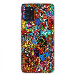 Coque pour Samsung Galaxy A21S Psychedelic Yeux