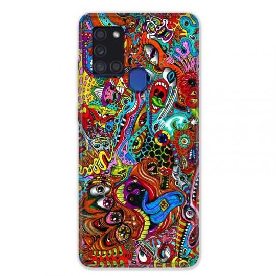 Coque pour Samsung Galaxy A21S Psychedelic Yeux