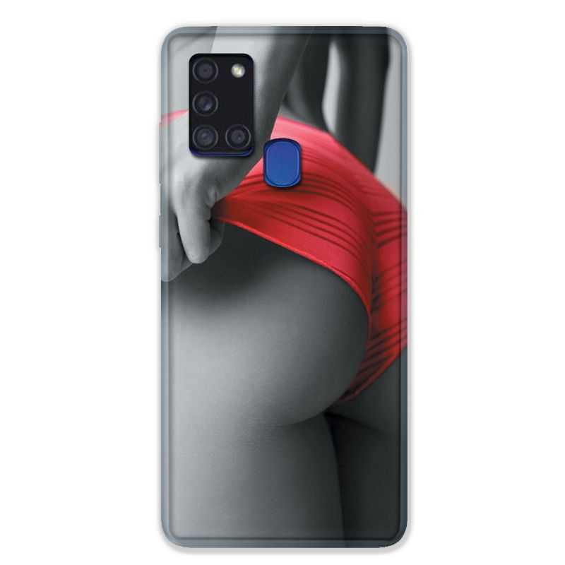 Coque pour Samsung Galaxy A21S Sexy Tanga Rouge