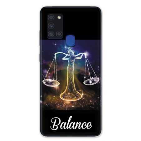 Coque pour Samsung Galaxy A21S Signe Zodiaque 2 Balance