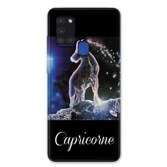 Coque pour Samsung Galaxy A21S Signe Zodiaque 2 Capricorne