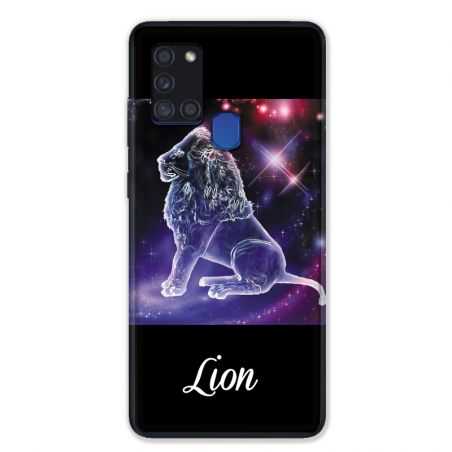Coque pour Samsung Galaxy A21S Signe Zodiaque 2 Lion