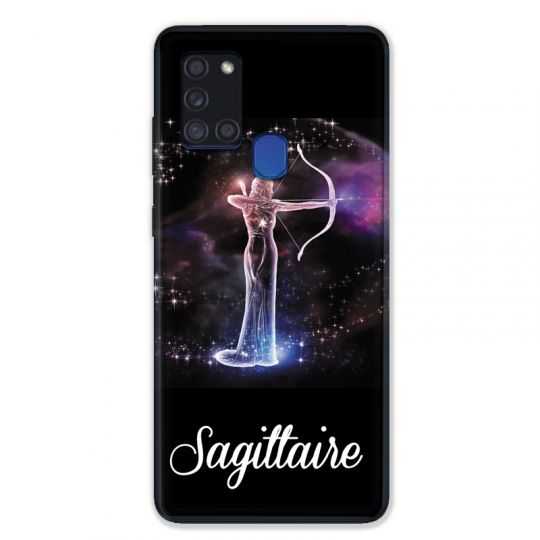 Coque pour Samsung Galaxy A21S Signe Zodiaque 2 Sagittaire