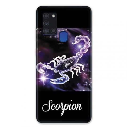 Coque pour Samsung Galaxy A21S Signe Zodiaque 2 Scorpion