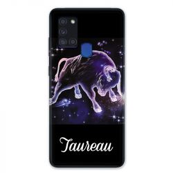 Coque pour Samsung Galaxy A21S Signe Zodiaque 2 Taureau
