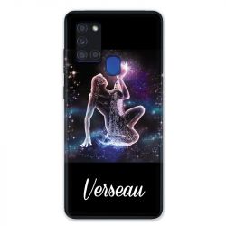 Coque pour Samsung Galaxy A21S Signe Zodiaque 2 Verseau