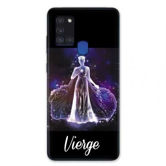Coque pour Samsung Galaxy A21S Signe Zodiaque 2 Vierge