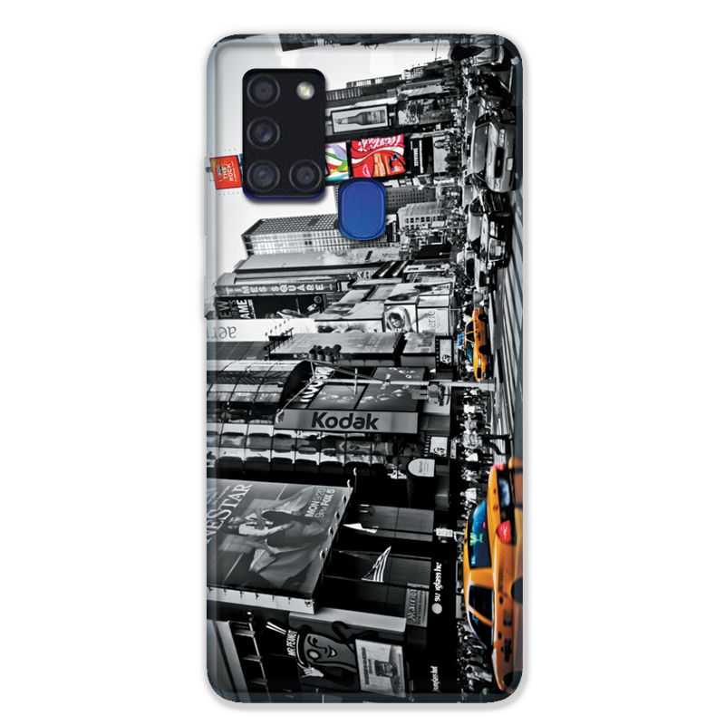 Coque pour Samsung Galaxy A21S Amerique USA New York Taxi