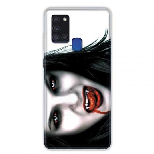 Coque pour Samsung Galaxy A21S Vampire Blanc