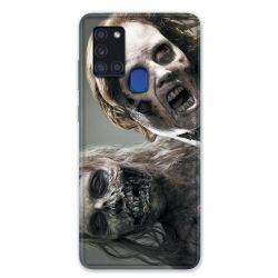Coque pour Samsung Galaxy A21S Zombie Blanc