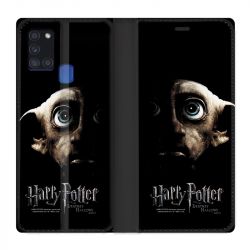 Housse cuir portefeuille pour Samsung Galaxy A21S WB License Harry Potter Hollows Dobby