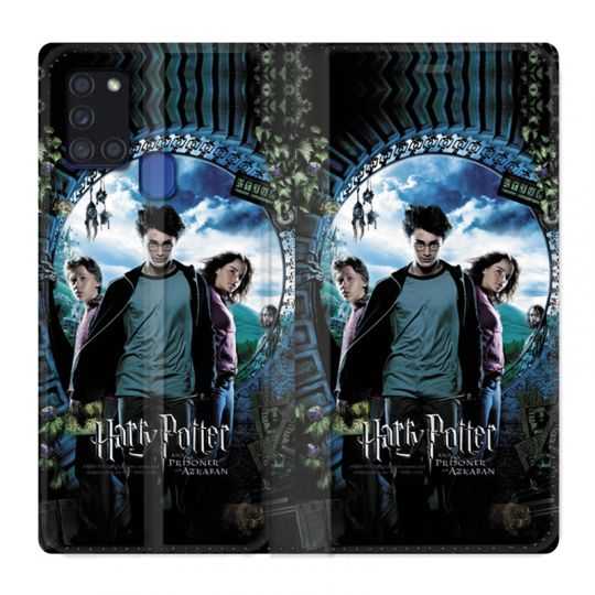 Housse cuir portefeuille pour Samsung Galaxy A21S WB License Harry Potter Azkaban