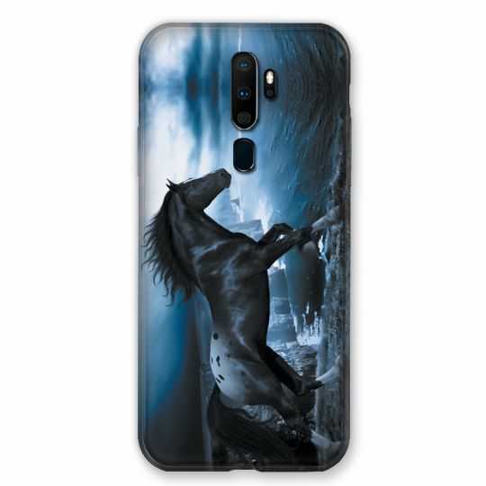 Coque pour Oppo A9 (2020) Cheval Noir