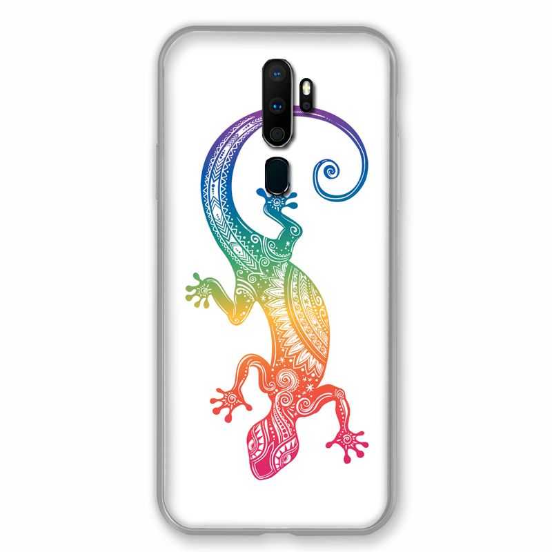 Coque pour Oppo A9 (2020) Animaux Maori Salamandre Color