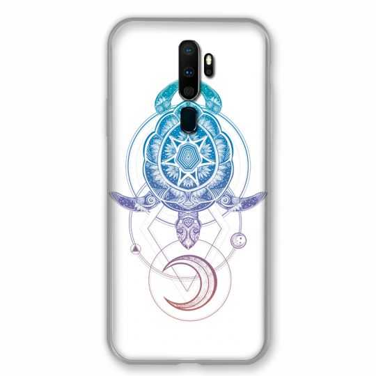 Coque pour Oppo A9 (2020) Animaux Maori Tortue Color