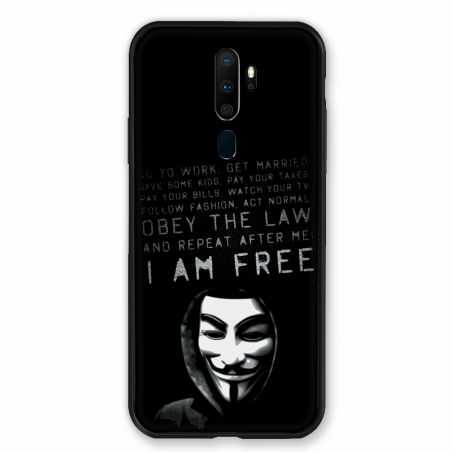 Coque pour Oppo A9 (2020) Anonymous I am free