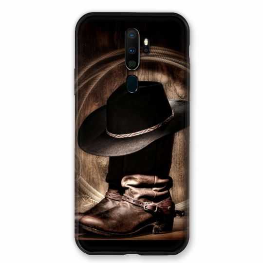 Coque pour Oppo A9 (2020) Cow Boy Chapeau