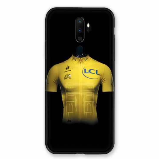 Coque pour Oppo A9 (2020) Cyclisme Maillot Jaune