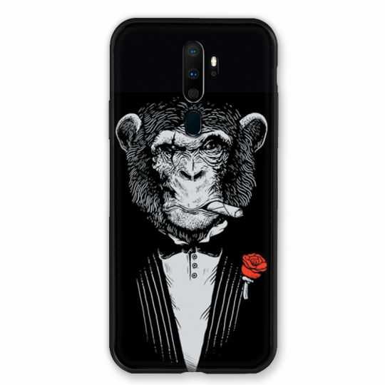 Coque pour Oppo A9 (2020) Decale Singe Mafia