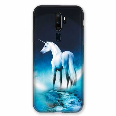 Coque pour Oppo A9 (2020) Licorne Lune